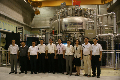 中科协党组书记陈希视察东方超环实验装置--中